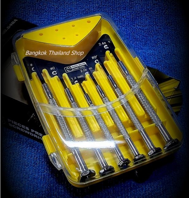 *ชุดไขควงซ่อมแว่นตา 6 ชิ้น RHINO 648A ราคา 100 บาท