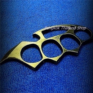 สนับมือชุบชุบทองเหลืองทรงแรด ขนาดกลาง 12 cm ราคา 180 บาท