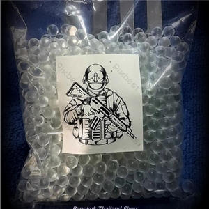 *ลูกแก้วไร้ขอบ ขนาด 6 มิล ใช้กับปืน BB Gun บรรจุ 1 พันนัด ราคา 150 บาท