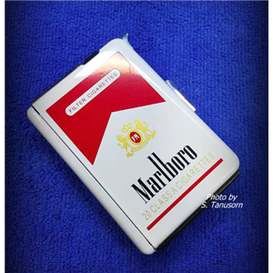 กล่องบุหรี่พร้อมไฟแช็ค แบบ ไฮเท็ค Marlboro แดง