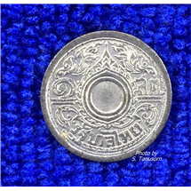 เหรียญ 1 สตางค์ พ.ศ.2485 ในรัชกาลที่ 8 เนื้อดีบุก